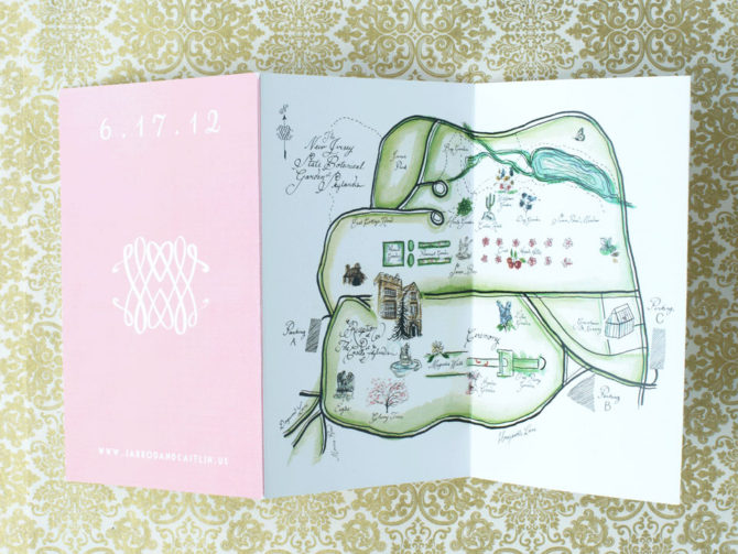 Wedding Accommodations/Directions/Map Pamphlet