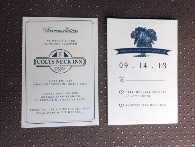 Alicia + Tim RSVP and Accommodation Card