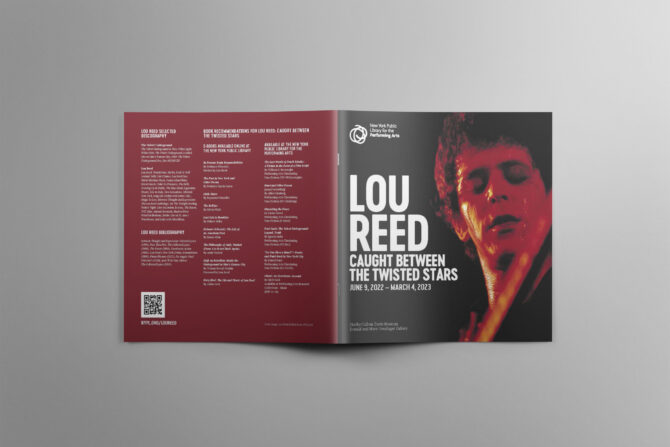 Lou Reed Brochure 1